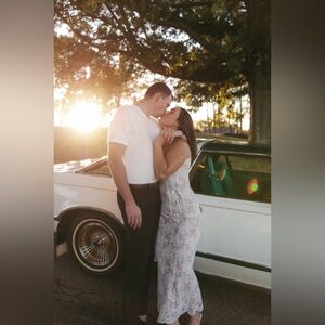 V. Chapman White Lace Dress